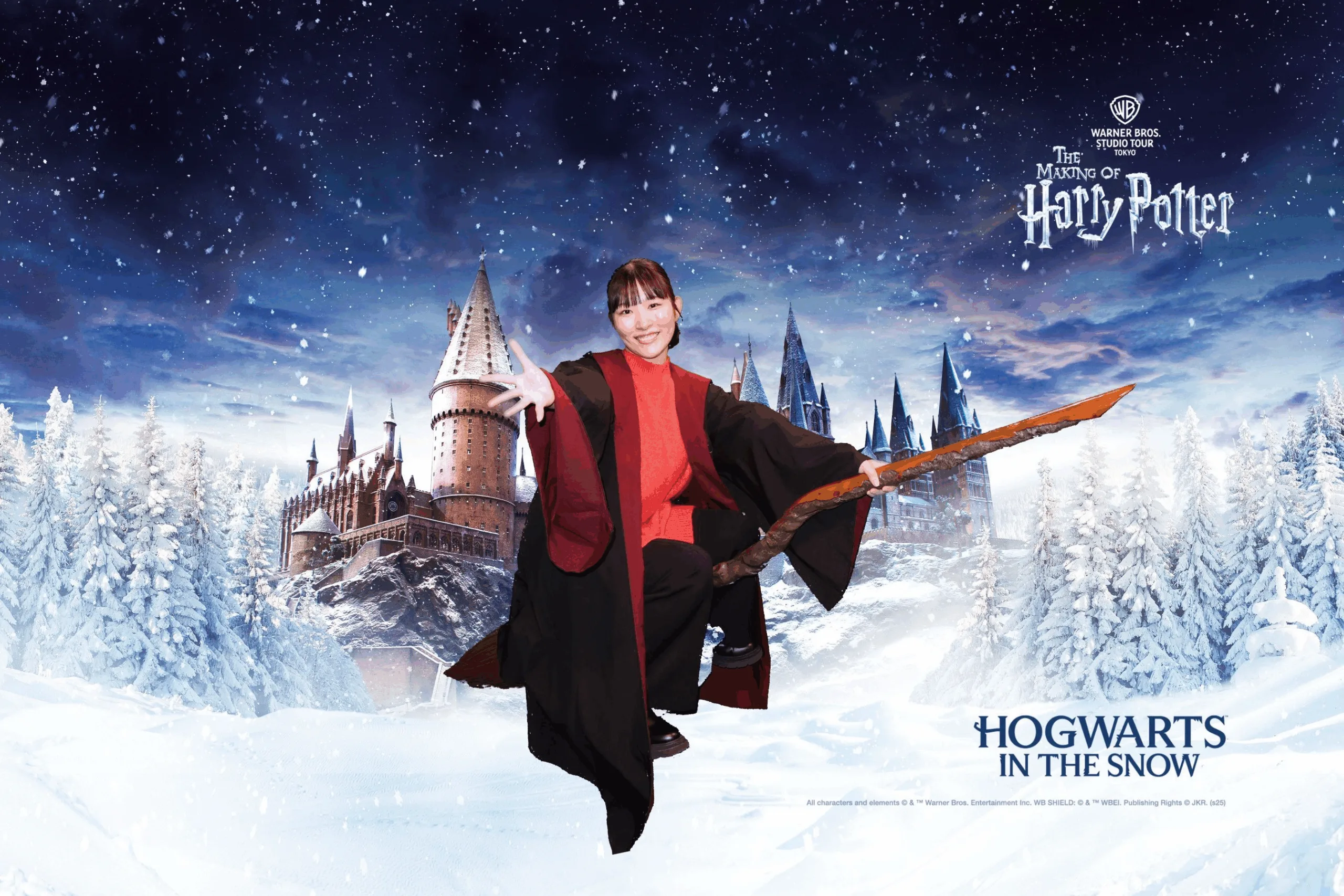 Experience magical moments with the broomstick experience